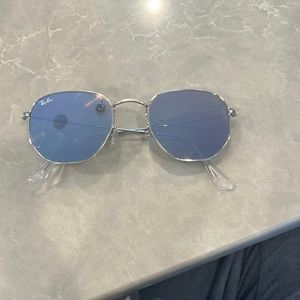 Purple hexagon ray bans